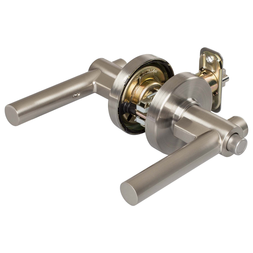 Door Lever Set Keyed / Entry Function Contemporary Style Riley Collection