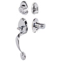 Front Door Handleset With Interior Left Handed Lever Dakota Collection