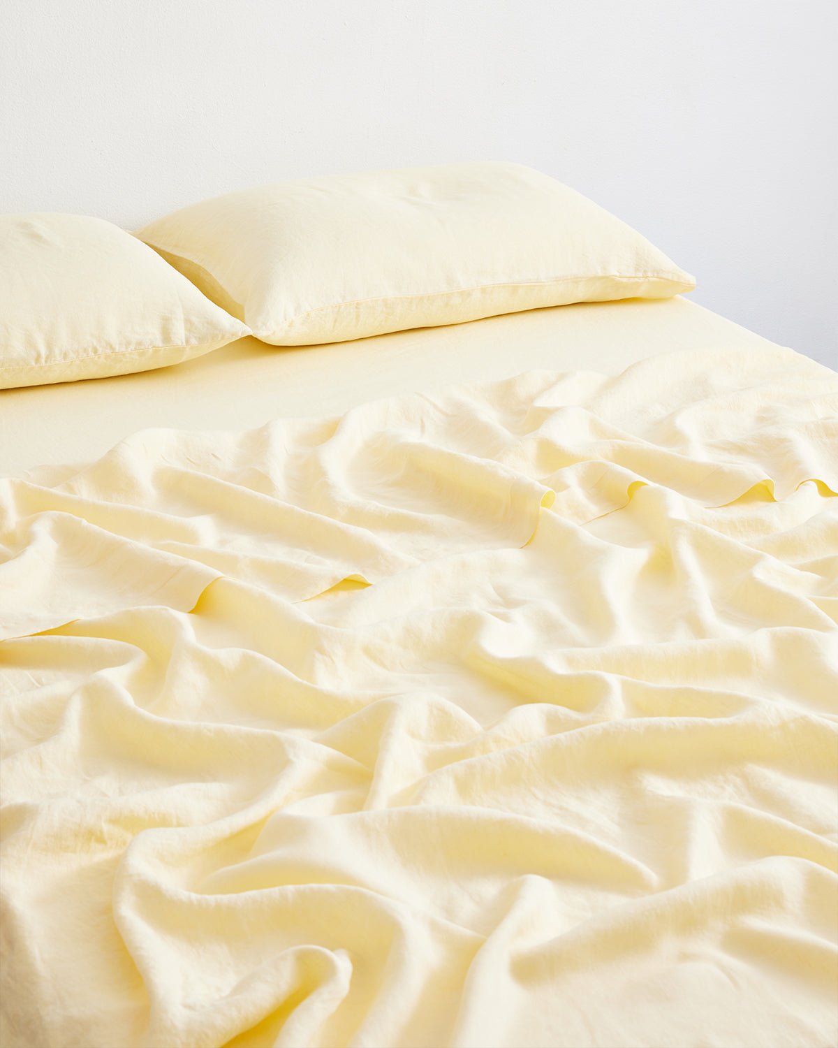 Limoncello 100% French Flax Linen Sheet Set